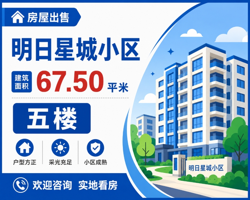 价格便宜出售明日星城5楼