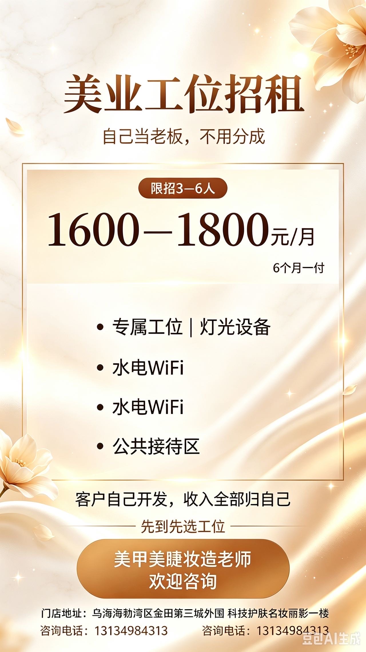美业商铺共享