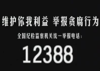 12388 纪检监察举报热线