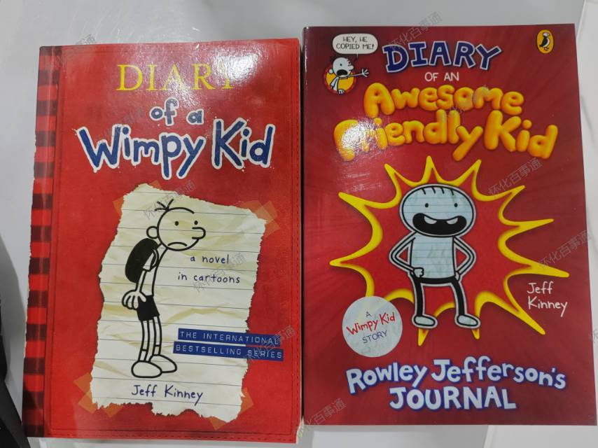 【英文原版】小屁孩日记 Diary of a Wimpy Kid 全套14册盒装