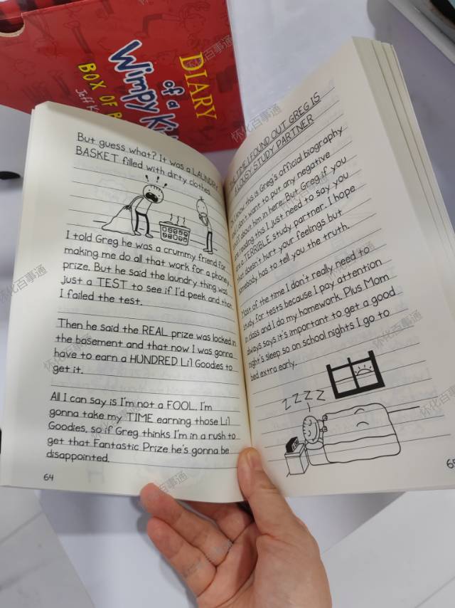 【英文原版】小屁孩日记 Diary of a Wimpy Kid 全套14册盒装