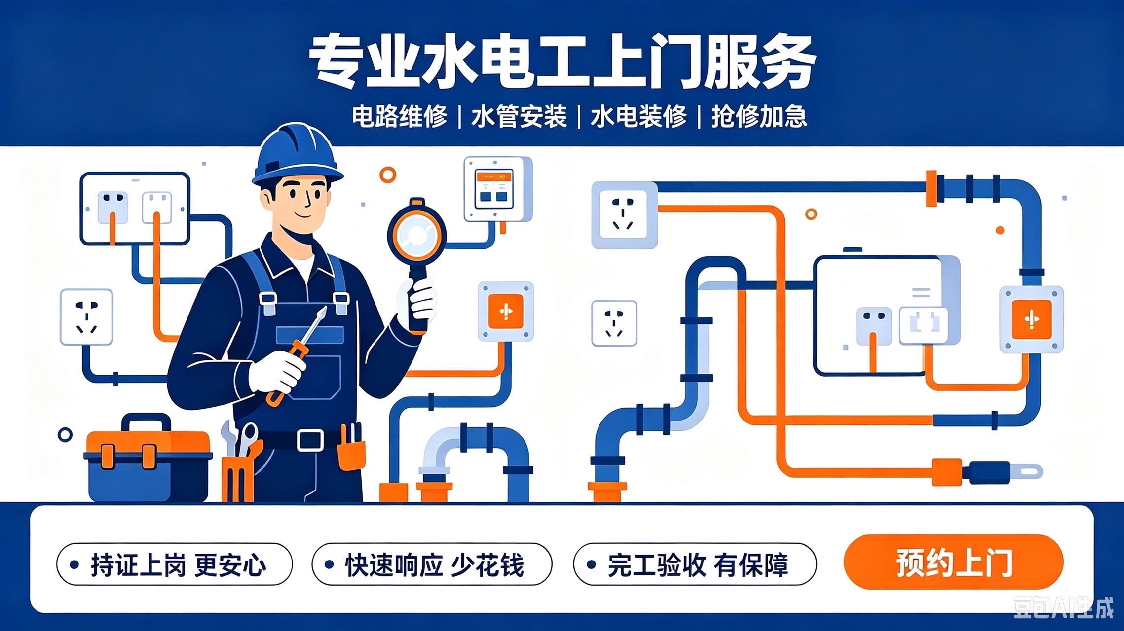 怀化水电工家装工装承包水电安装维修
