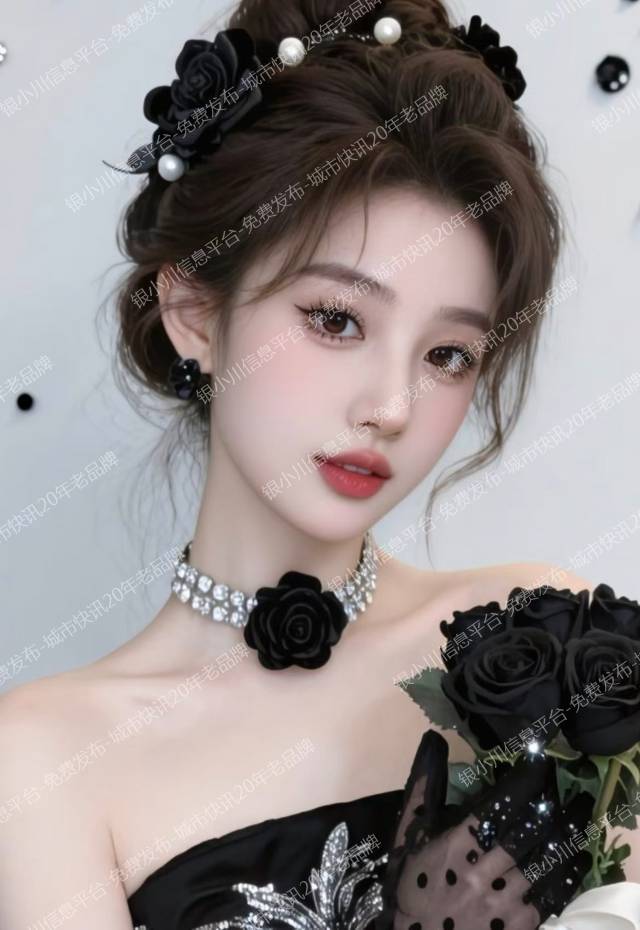 【尚妆婚纱礼服】招妆面互勉模特