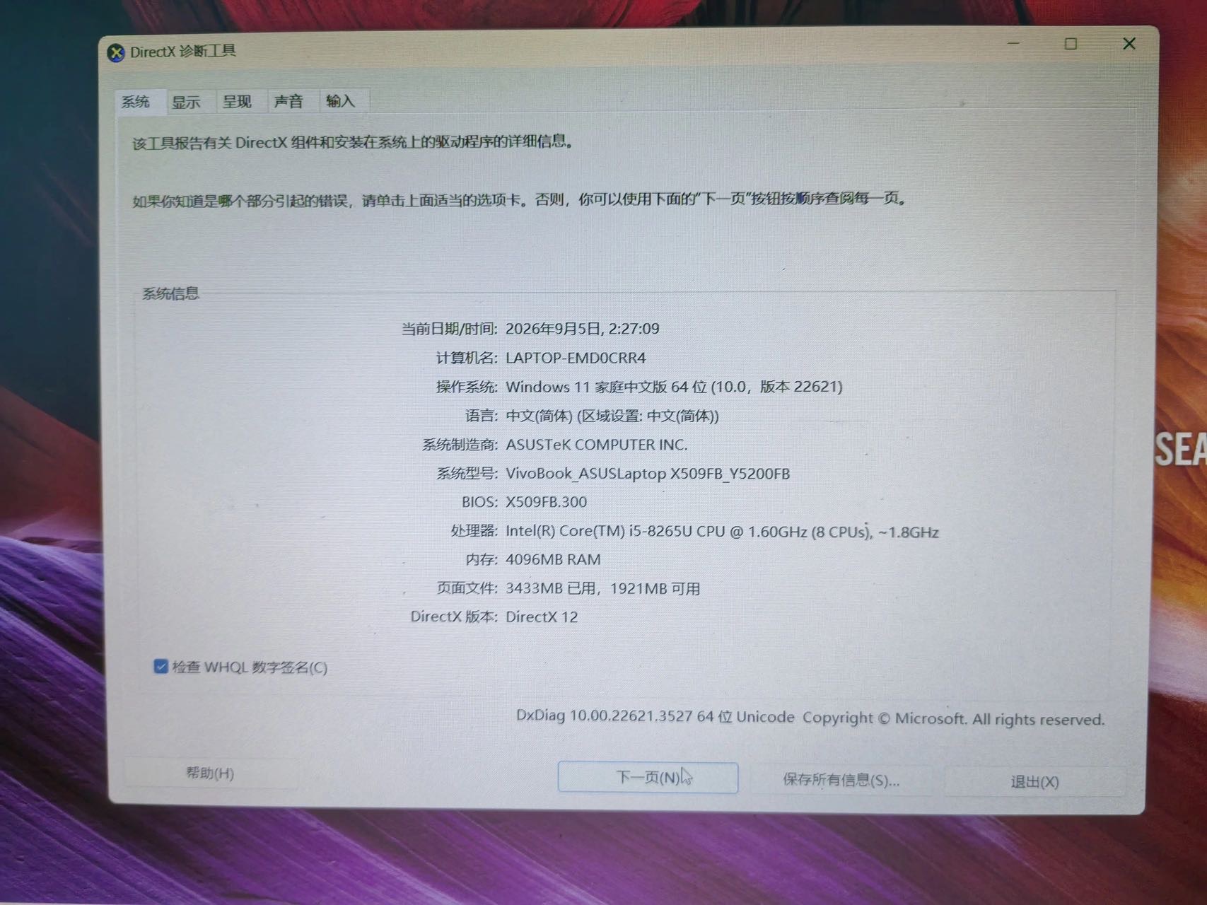 95新华硕电脑