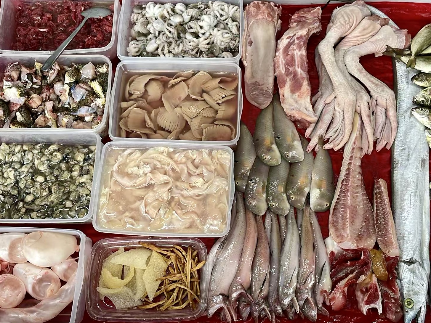 【饶平美食】黄冈三兴美食 新鲜海鲜小炒 地道潮汕口味