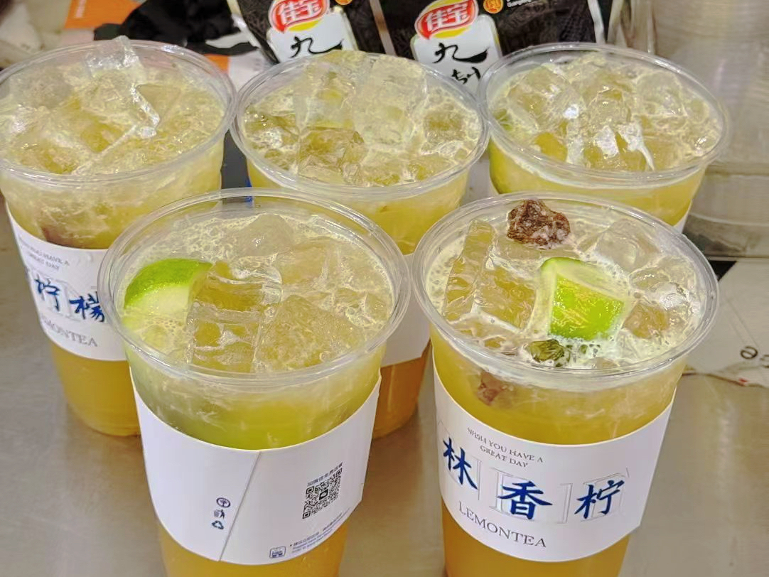 林香柠手打柠檬茶 清香回甘超解腻 平价好喝别错过