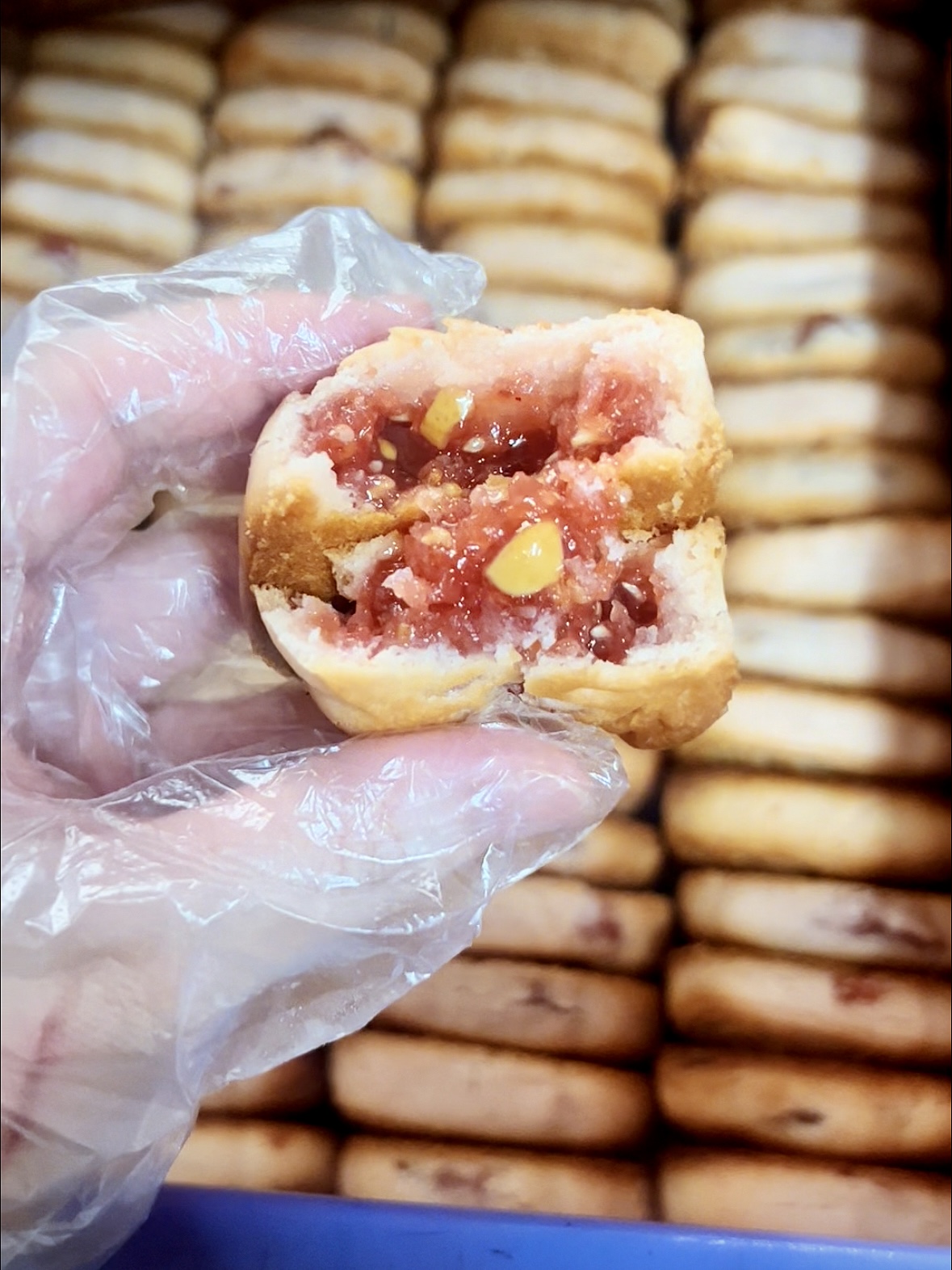 兴源饼店市级非遗 地道饶平宝斗饼 匠心制作多款饼食