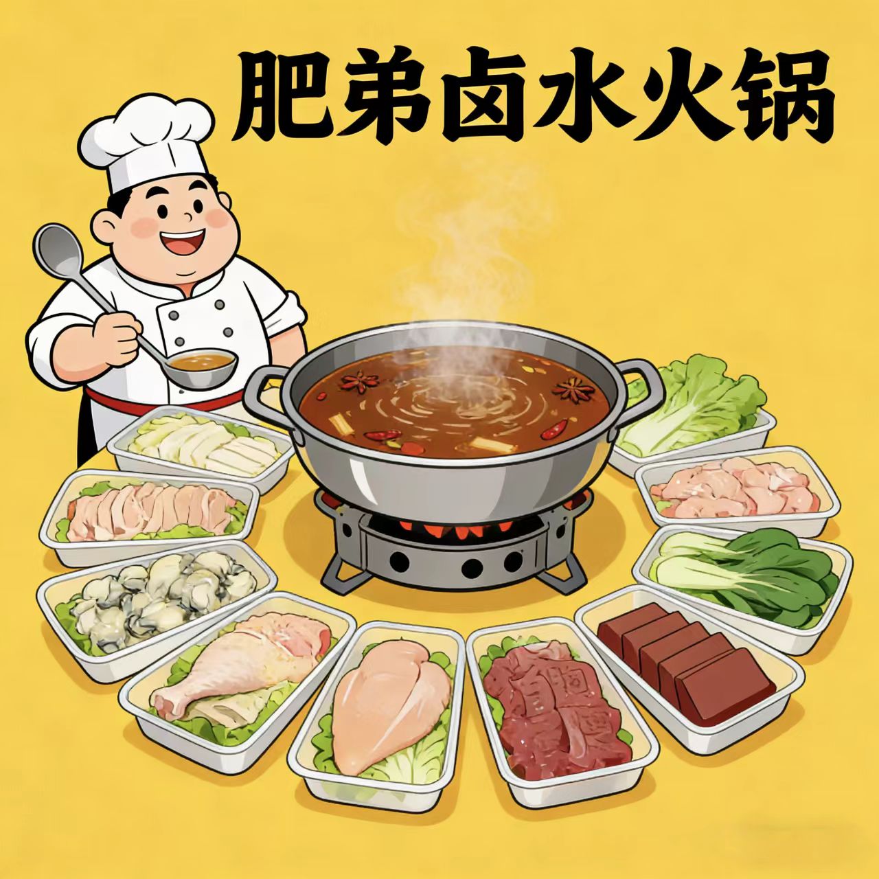 肥弟卤水火锅｜一锅老卤，百味飘香，钱东觅食首选！