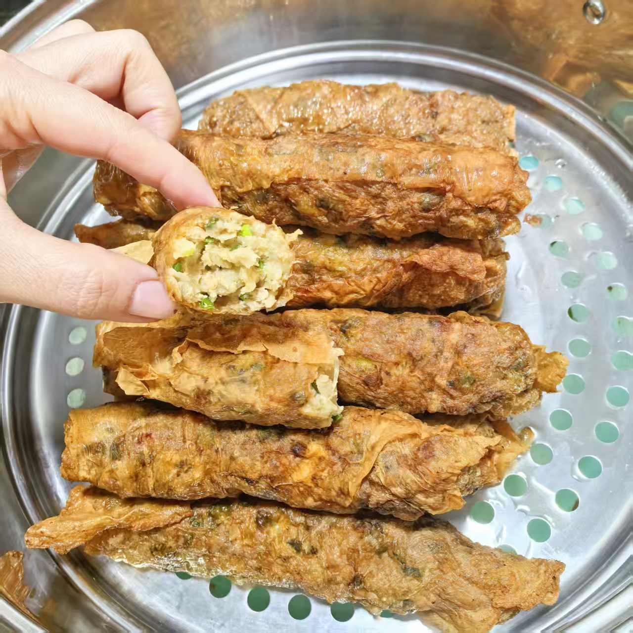 饶平手工糯米卷&杂粮卷&潮汕肉卷 软糯鲜香超地道 好吃又健康