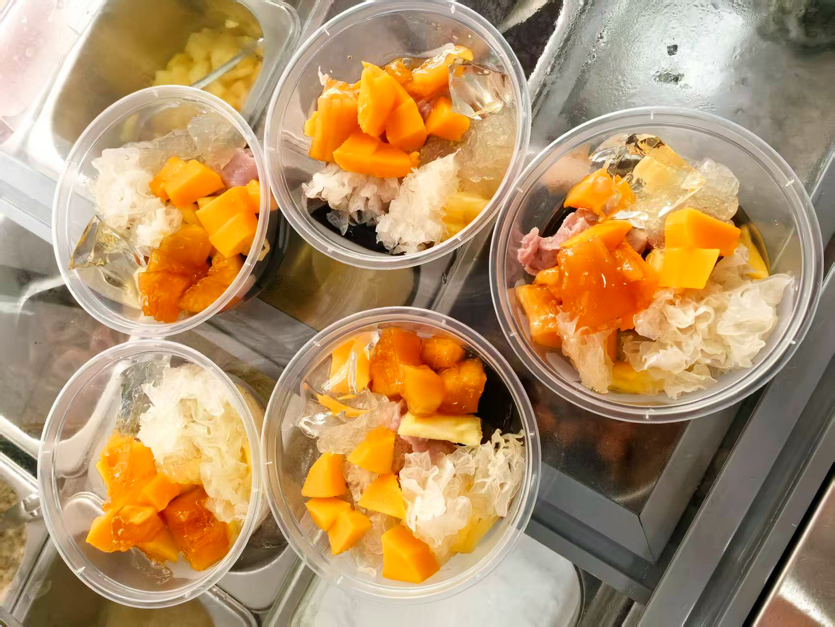 蜜柚小吃店 正宗消暑海石花 平价地道多料可选
