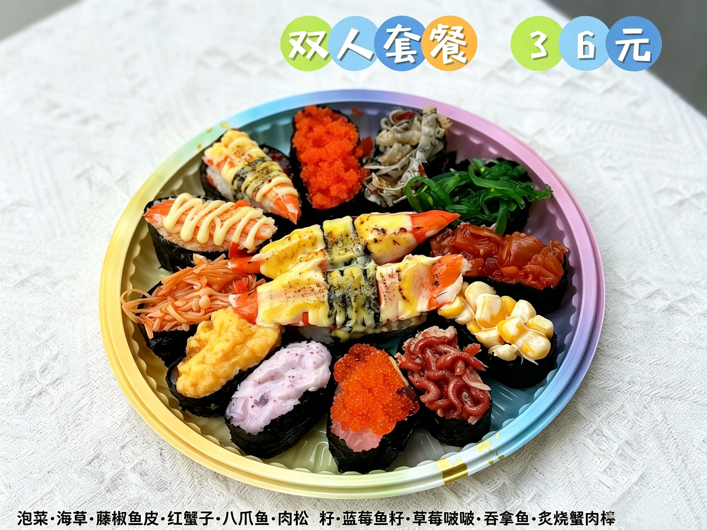 麦子两元寿司🍣｜宝藏平价寿司，新鲜现做，好吃又出片！