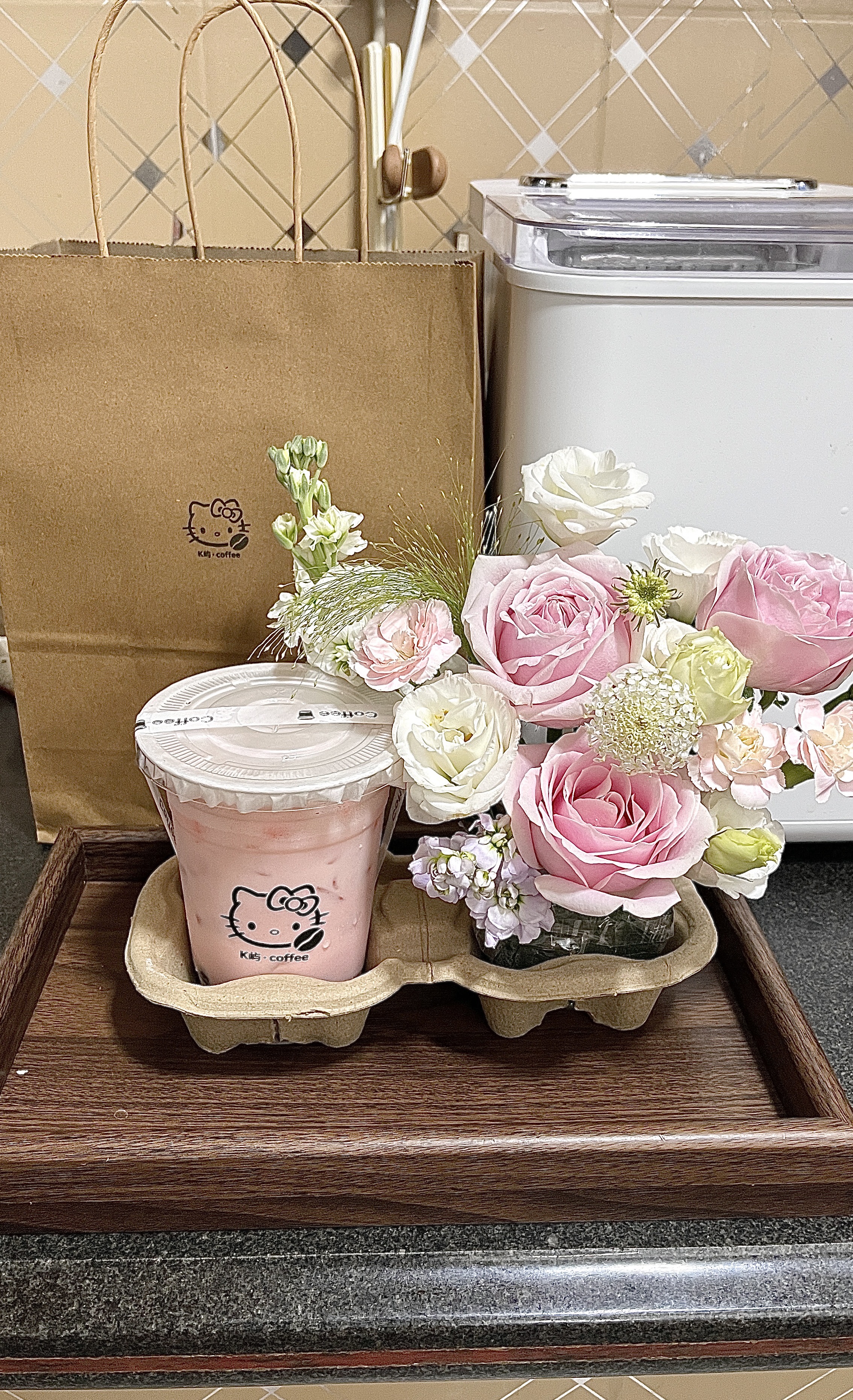 【私房】K屿·coffee 美味咖啡奶茶 花束也可安排