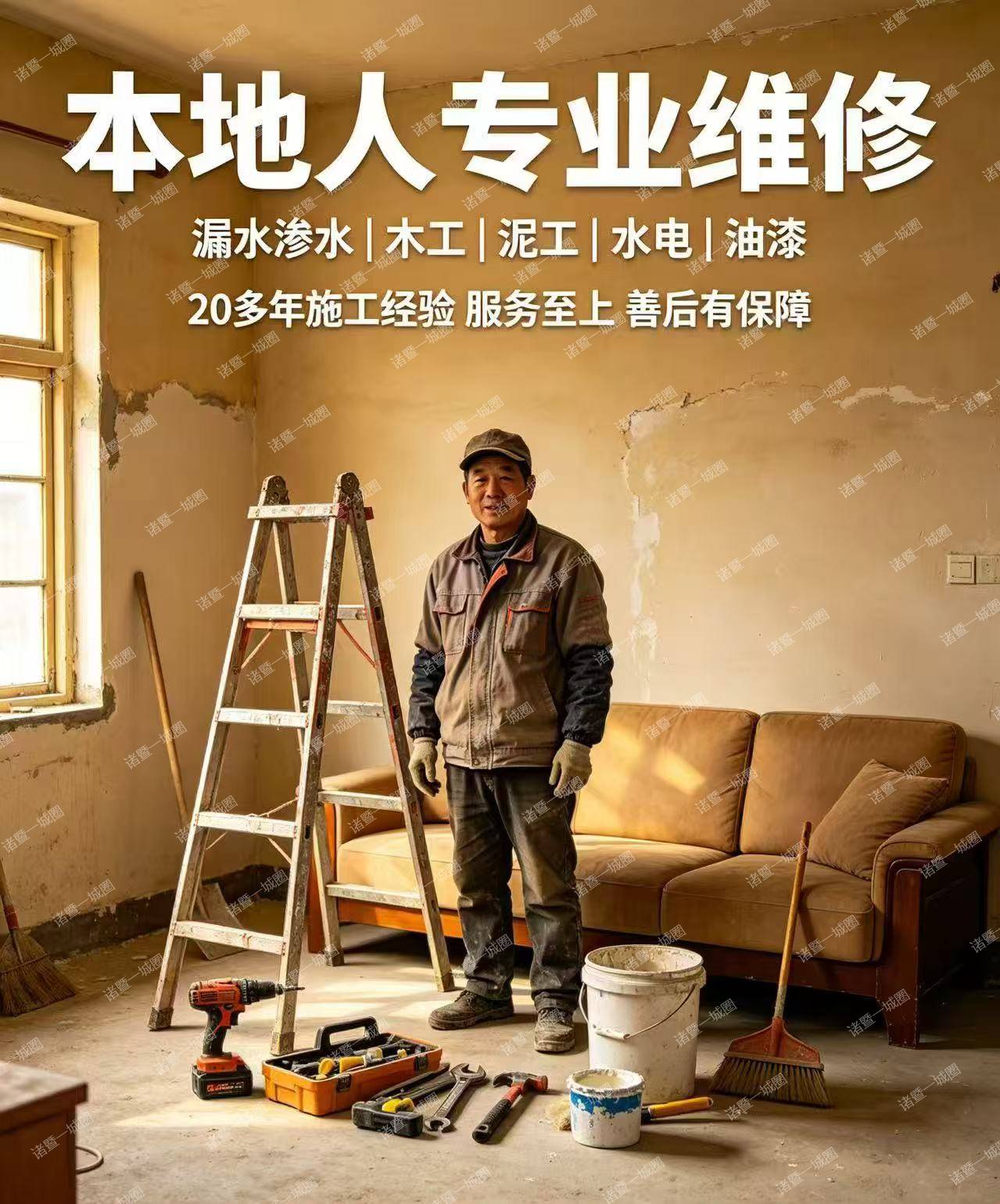 诸暨本地专业维修｜20多年老师傅