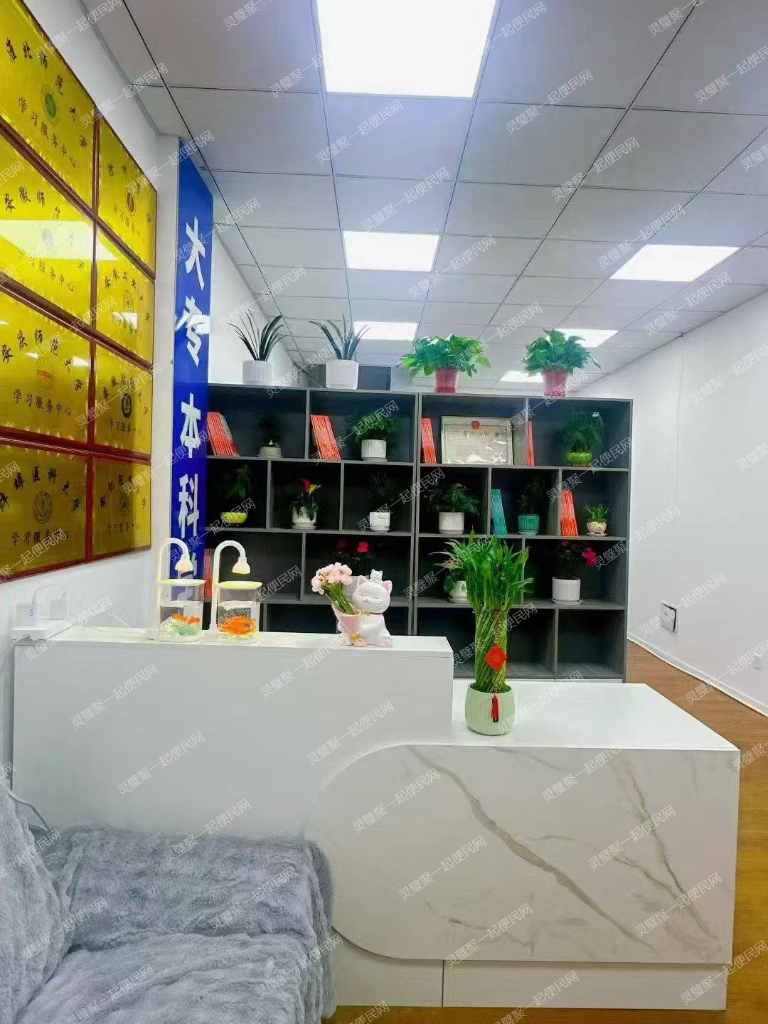 灵璧网红桥星河湾精装临街旺铺转租 建设南路308号 全屋精装修,门头招牌完好,室内桌椅货架齐全,省去装修成本,开门即可做生意! 位置临街,客流充足,教育、办公、服务类行业都合适。