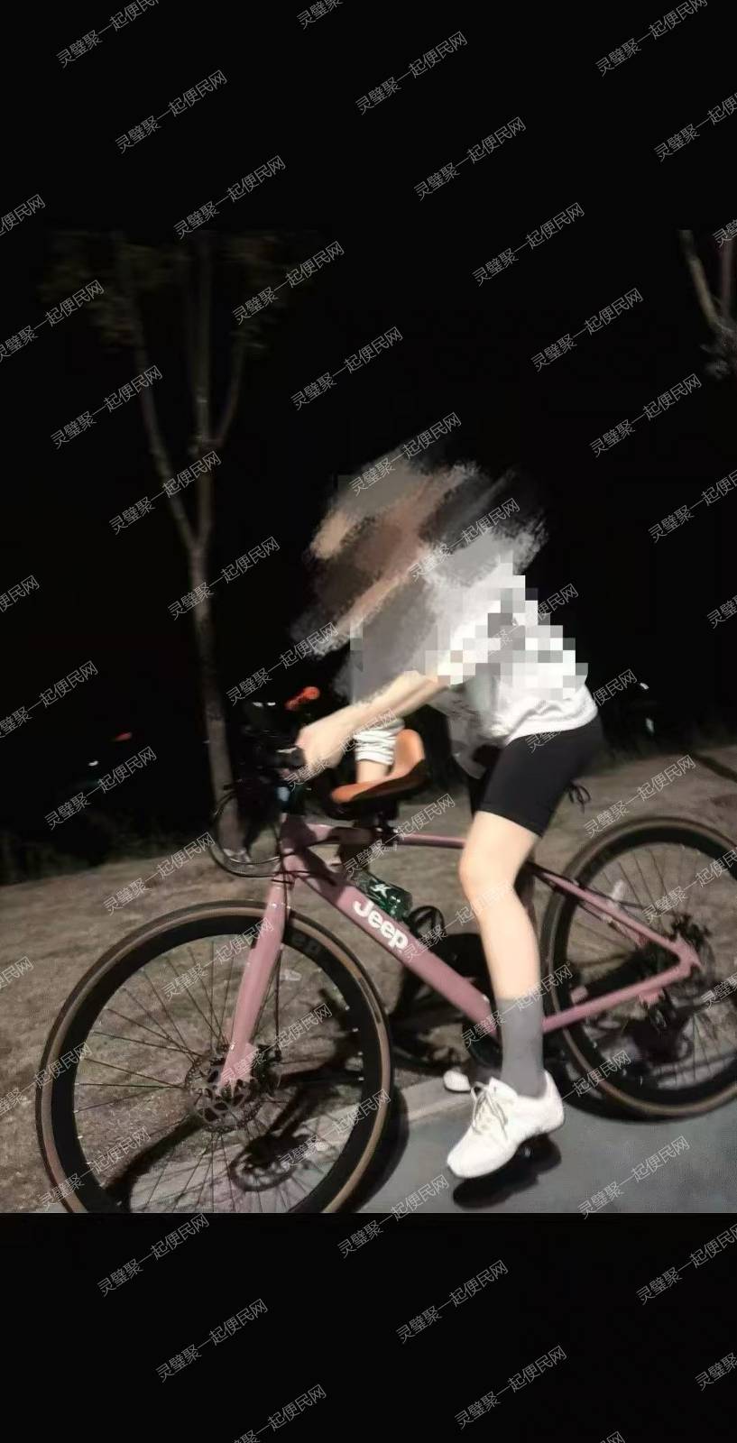 闲置公路自行车带宝宝椅