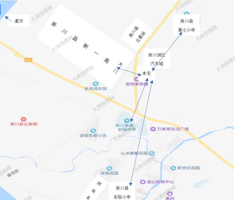 校区房县高和二初中都近