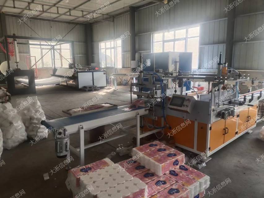 北岗村车间出租：车间、复印纸加工设备、卫生纸加工设备租赁