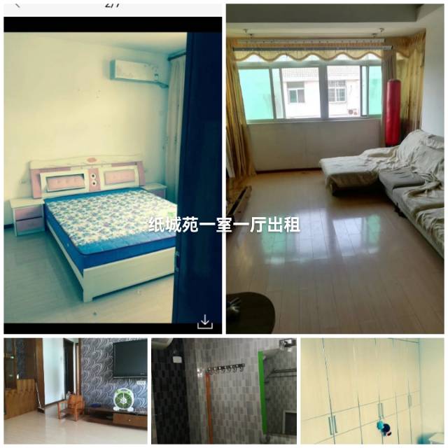 纸城苑一室一厅出租