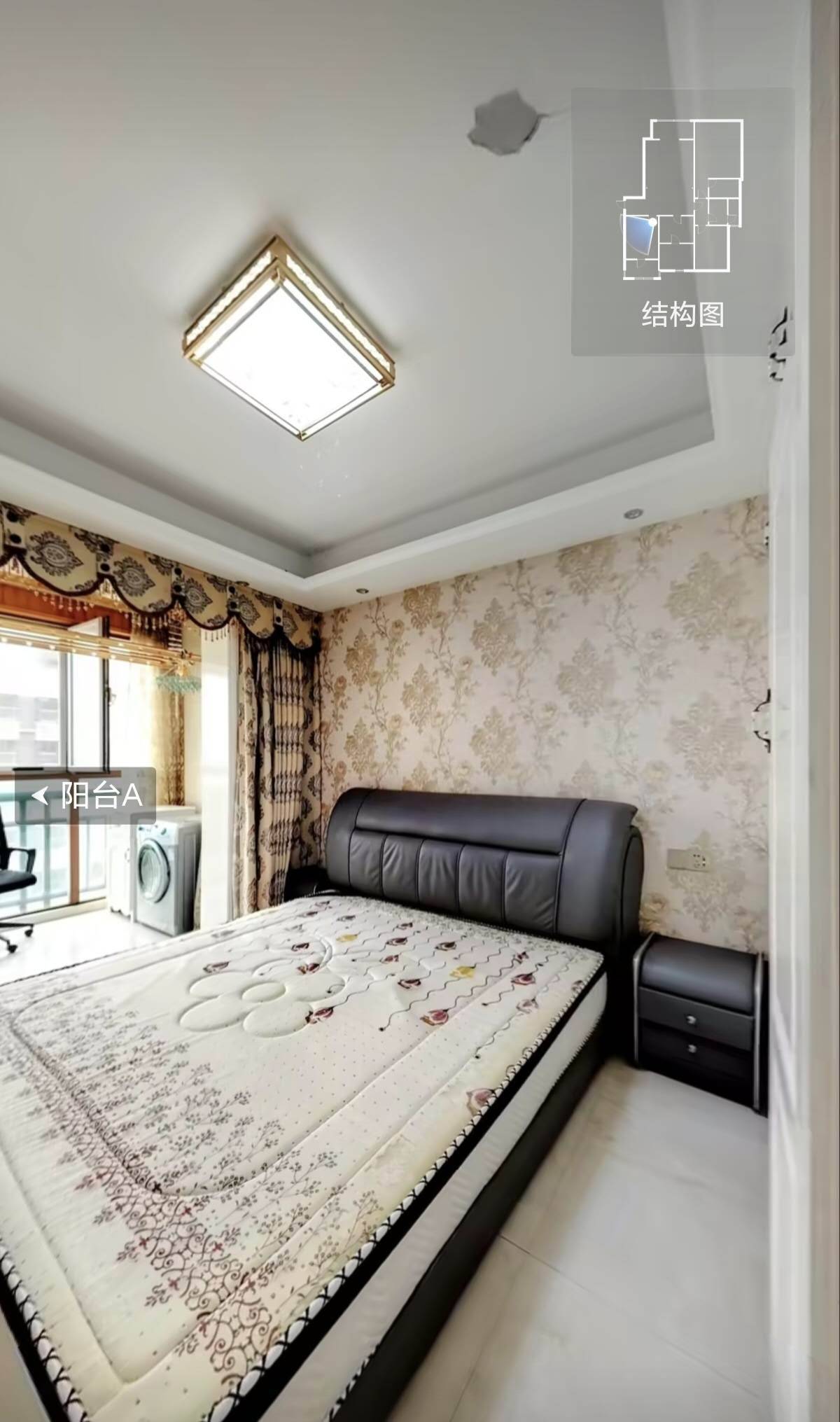 诚心出租，新郑子产路小学对面阳光港湾，精装修三室两厅两卫，有