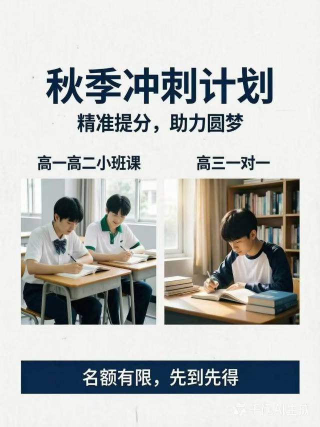 秋季班报名啦