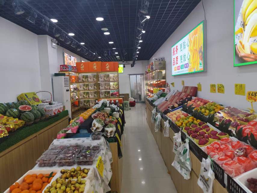 小区门口水果店整体转让带冷库
