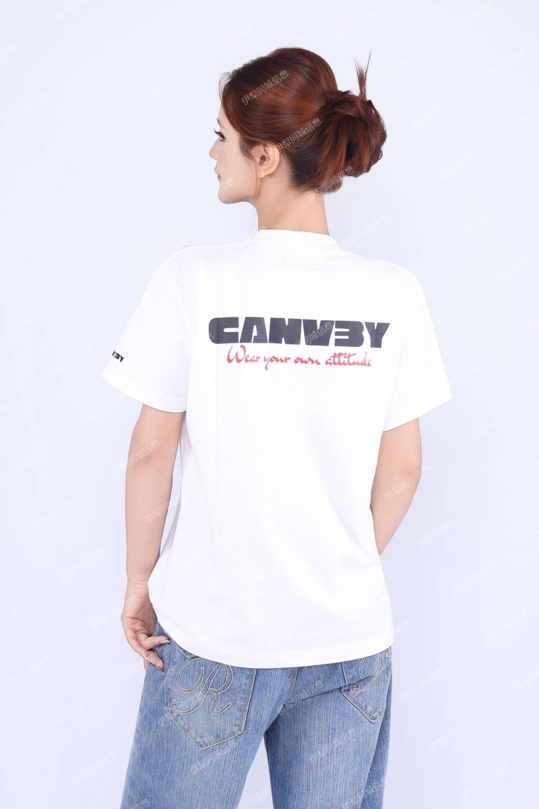 CANV3Y系列1.0修身款夏季短袖黑白两色日常T恤