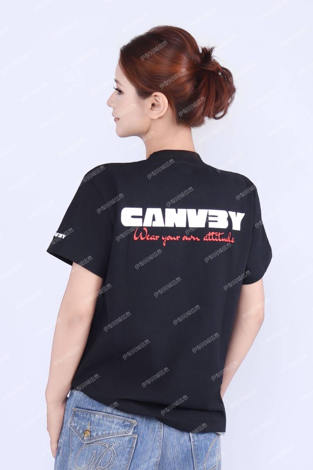 CANV3Y系列1.0修身款夏季短袖黑白两色日常T恤