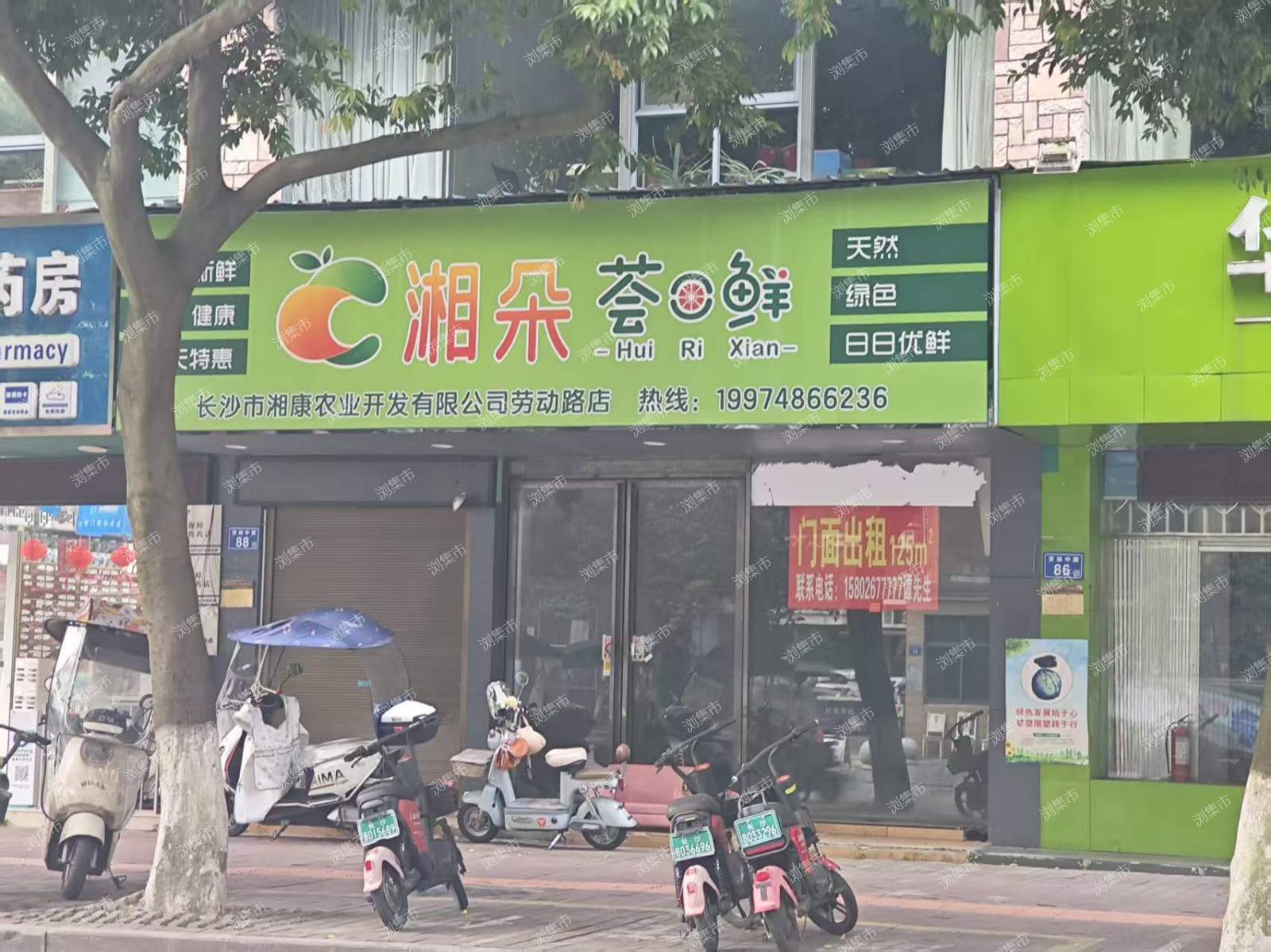 浏阳市劳动中路86号湘朵门面出租