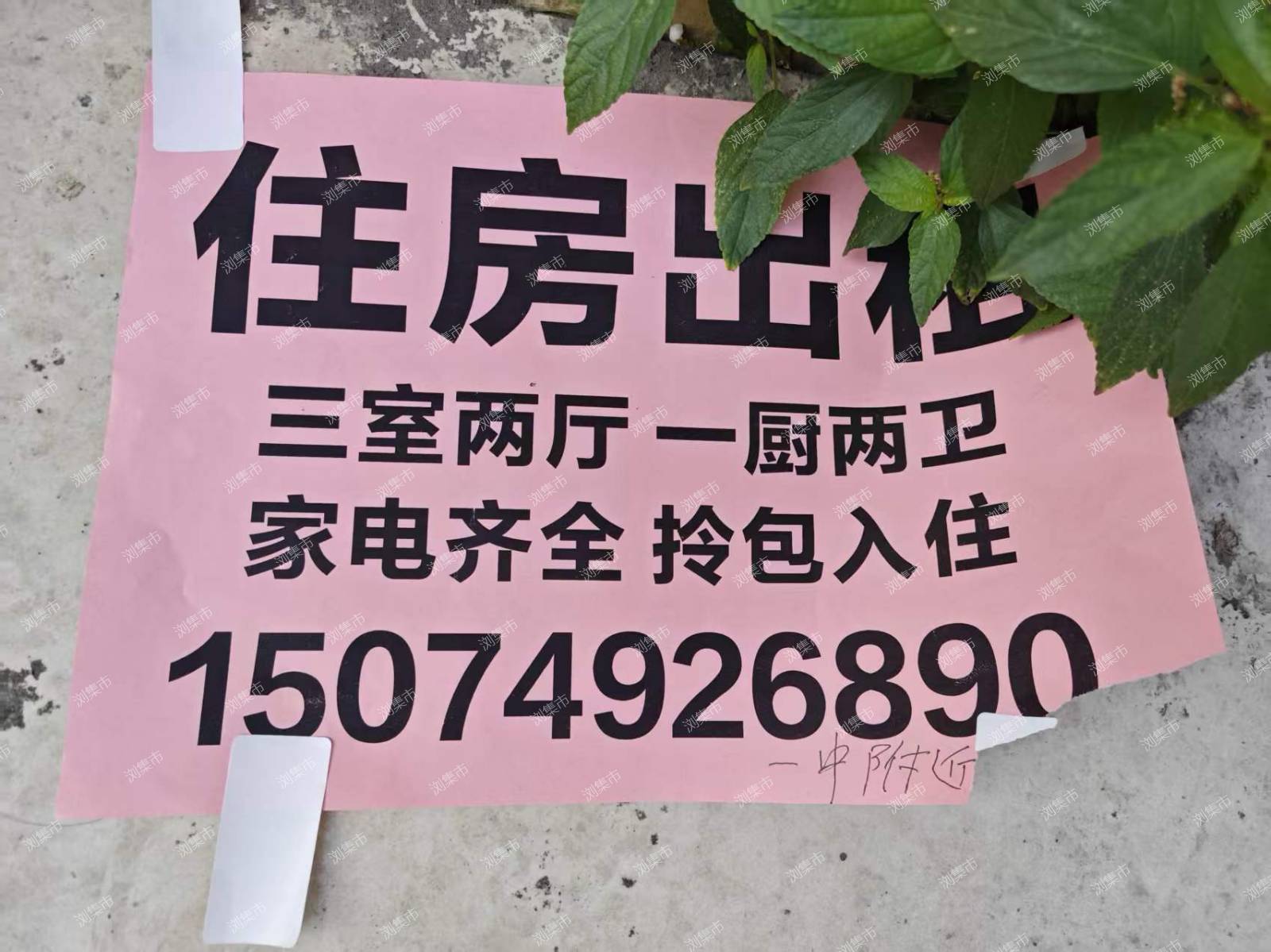 浏阳一中附近三室两厅一厨两卫出租