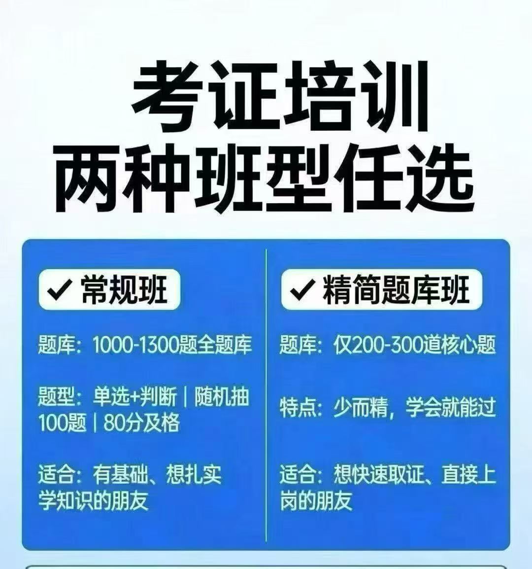 没有证的看过来，高压电工，低压电工，焊工，高处作业，点力电缆，继电保护，电气试验，培训时间短，下证快，考试简单，通过率高，人来一次（五天左右）证件应急厅下发，全国通用，国网可查，咨询电话：158 74...